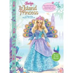 Barbie The Island Princess Panorama Sticker Book (Paperback)