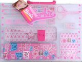 Barbie Girl Portable Stationery kit School Accessories 
